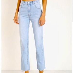 Rollas Original High Rise Straight Leg Denim size 27. Worn once
